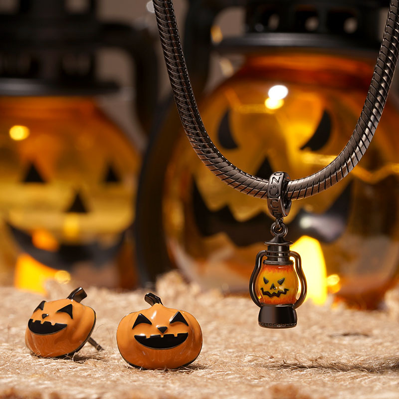 Pumpkin Stud Earrings image number 2