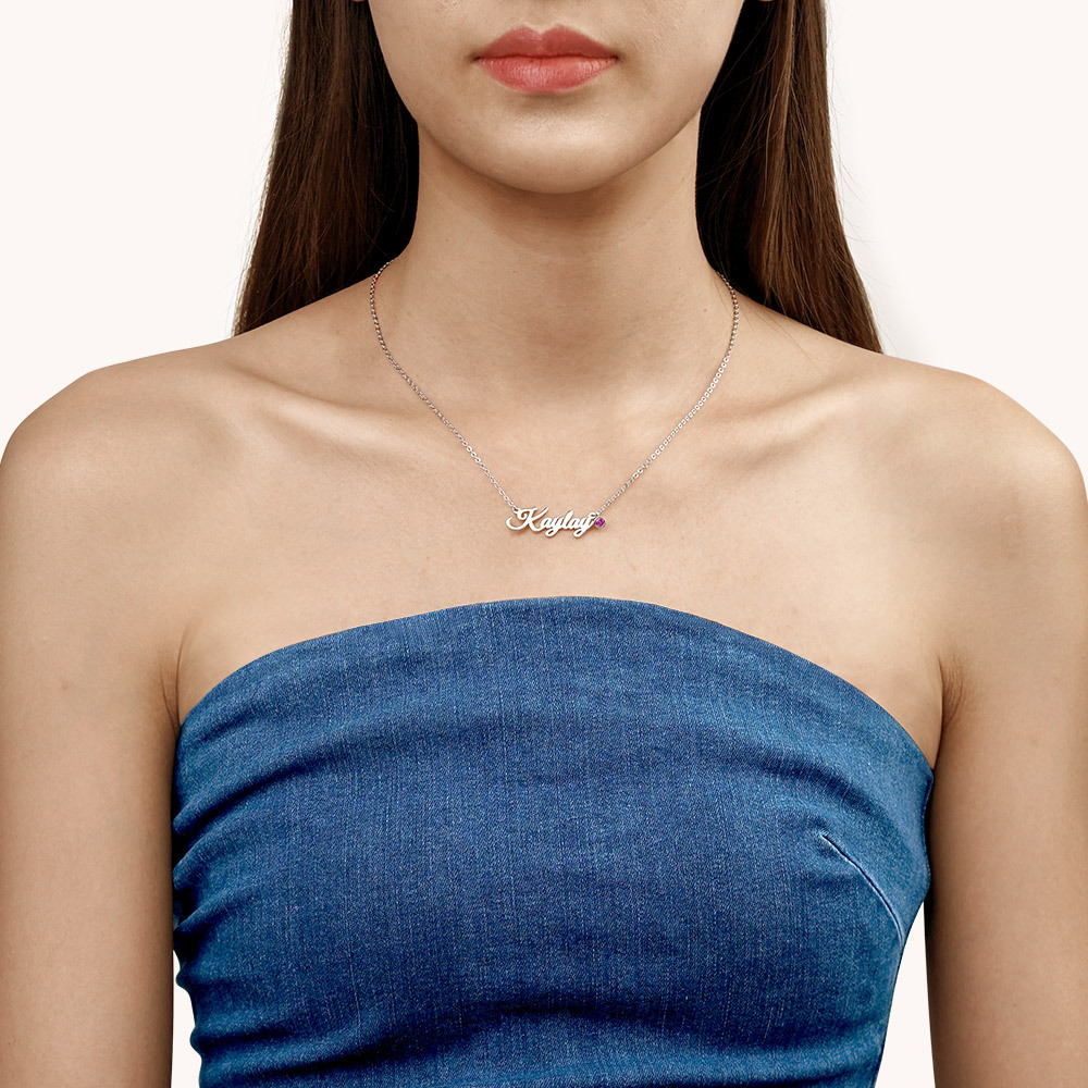 Classic Name Necklace image number 3