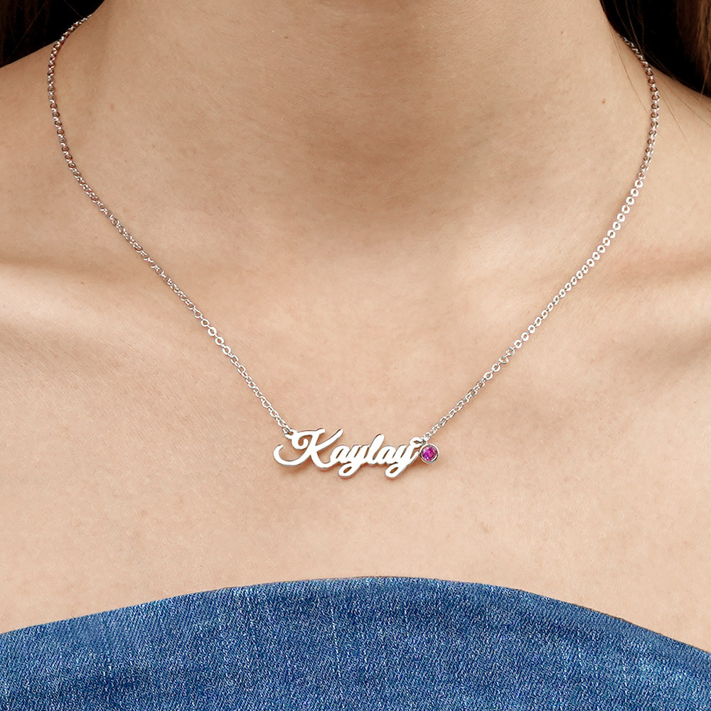 Classic Name Necklace image number 5