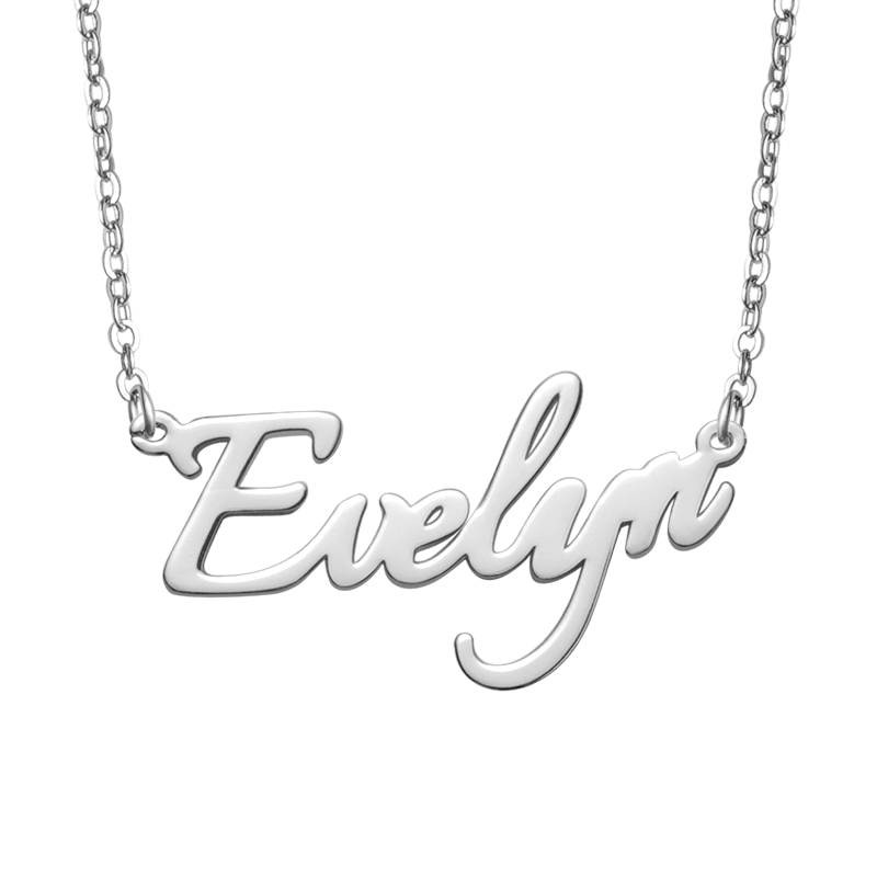 Silver Name Necklace image number 0