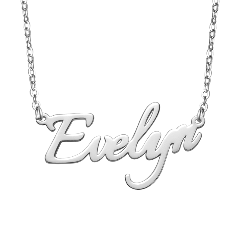 Silver Name Necklace image number 0