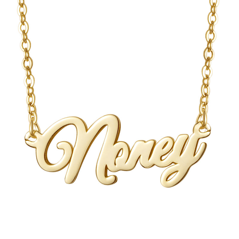 Golden Personalized Name Necklace image number 0