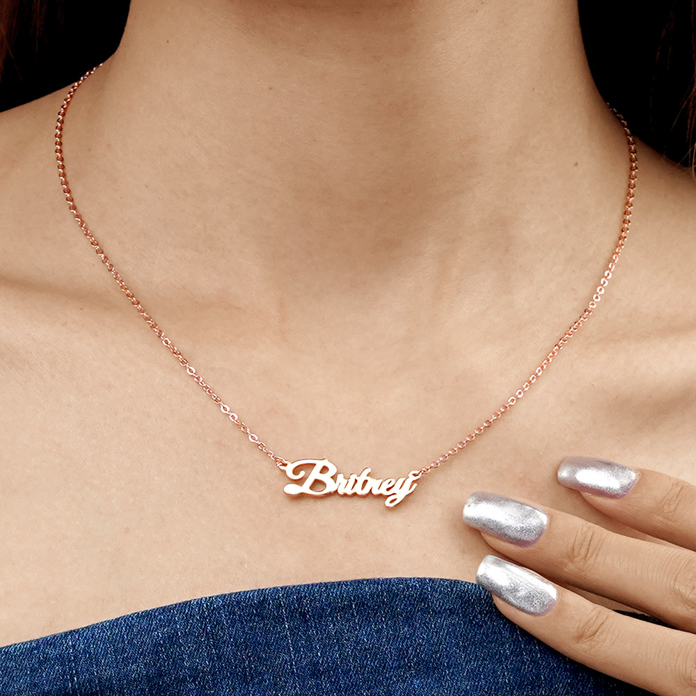 Rose Gold Customise Necklace image number 2