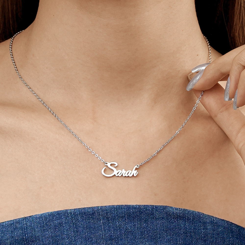 Silver Customise Necklace image number 2