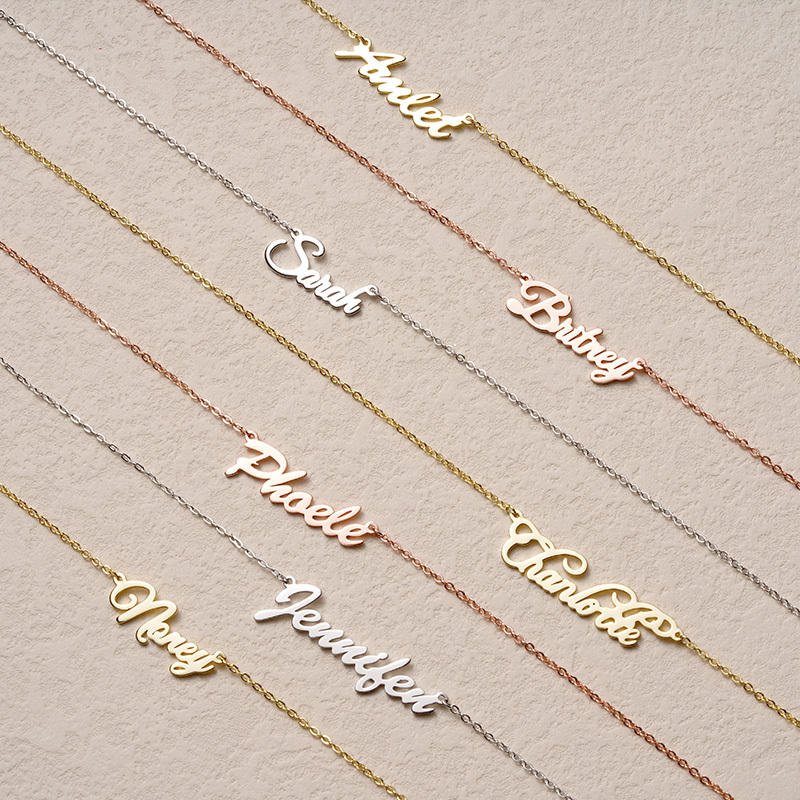 Silver Customise Necklace image number 3