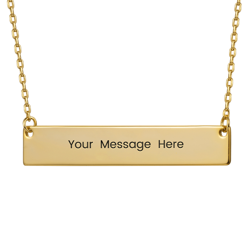 Classic Golden Bar Necklace image number 0