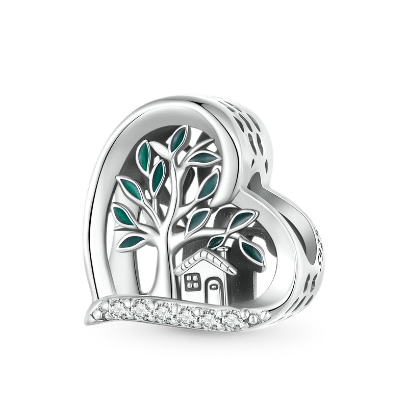 Family Tree Heart Charm image number 0