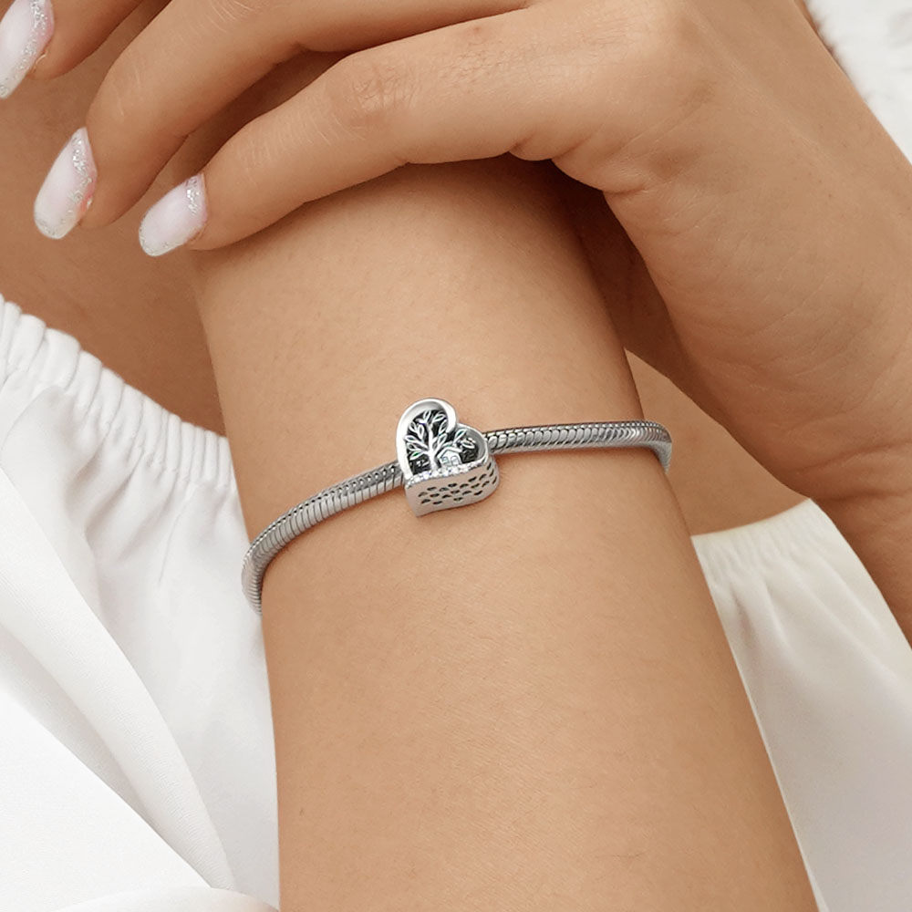 Family Tree Heart Charm image number 4