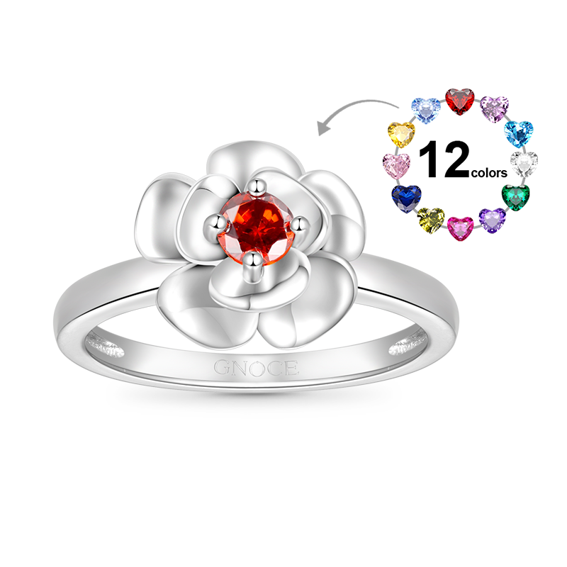 Rose Birthstone Ring image number 0