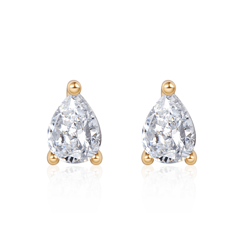 Pear-shaped Stud Earrings image number 0