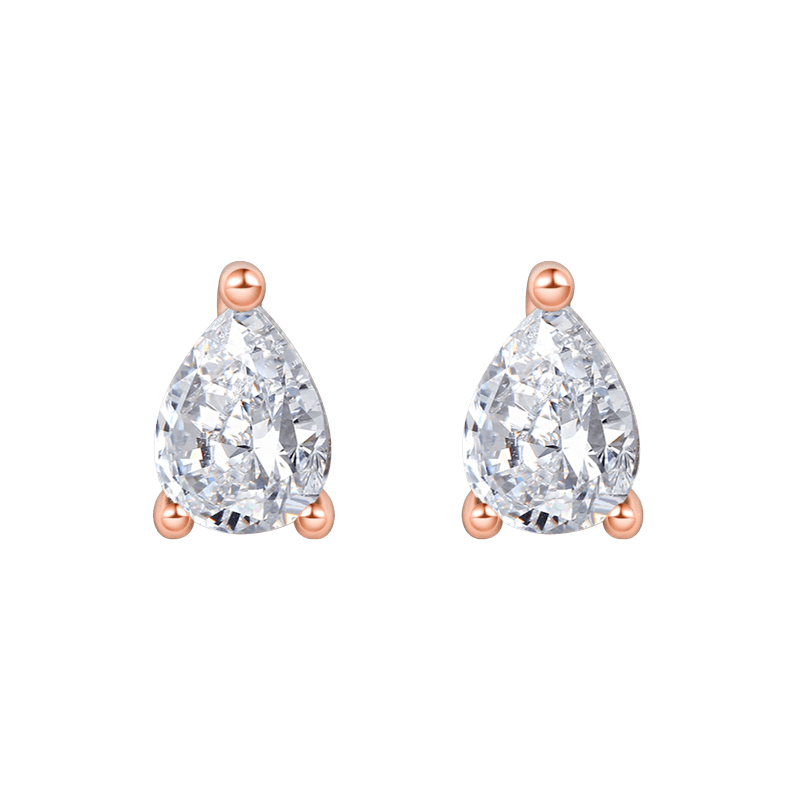 Pear-shaped Stud Earrings image number 1