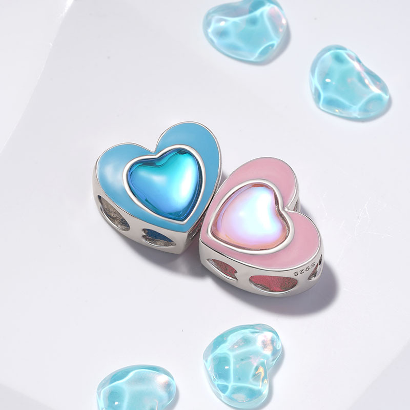 Blue Heart Charm image number 2