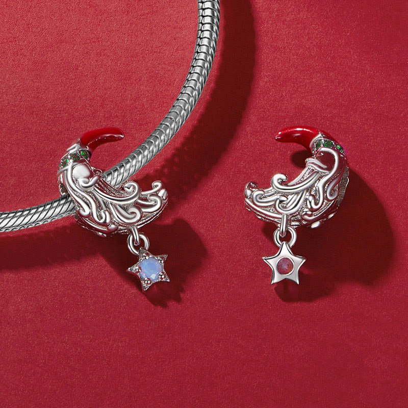 Moonlight Santa Claus Charm image number 1