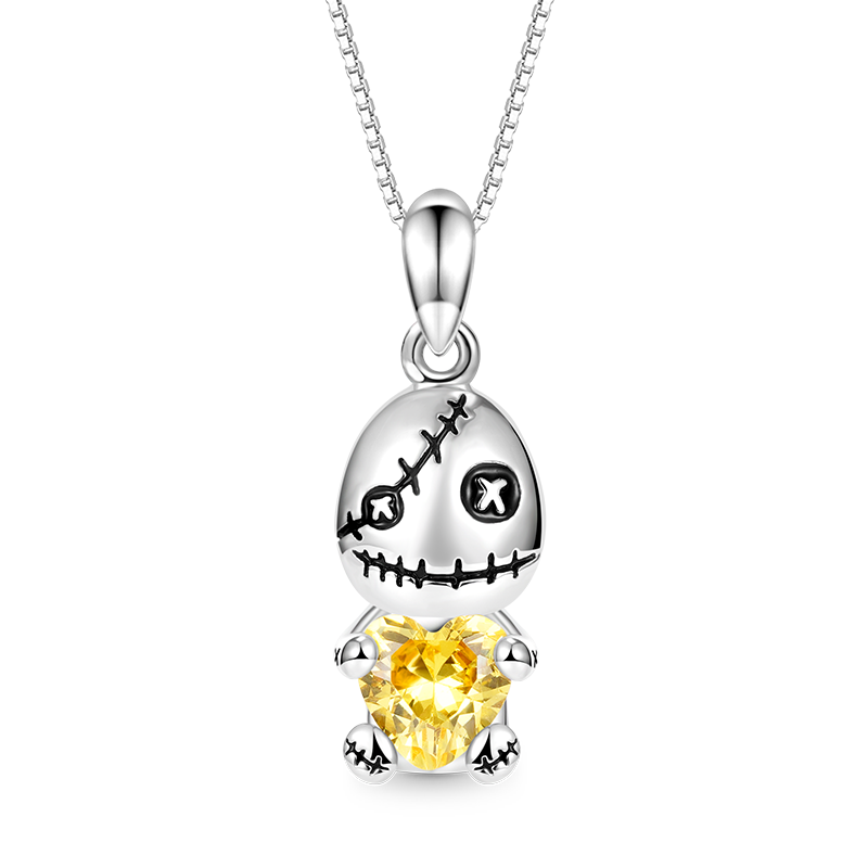 Voodoo Doll Necklace image number 0
