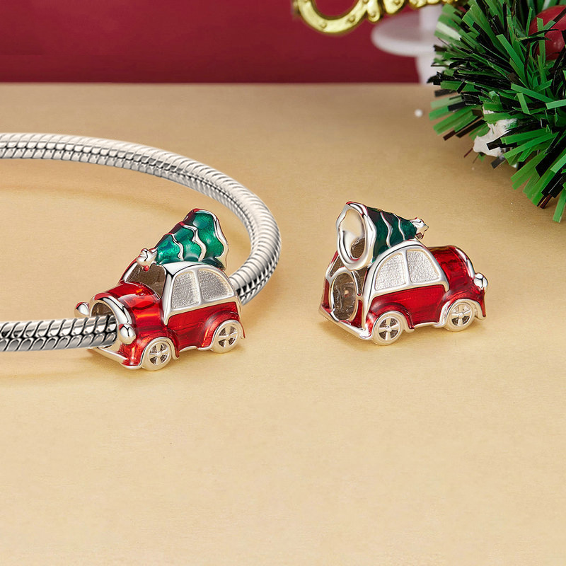 Car & Christmas Tree Charm image number 2