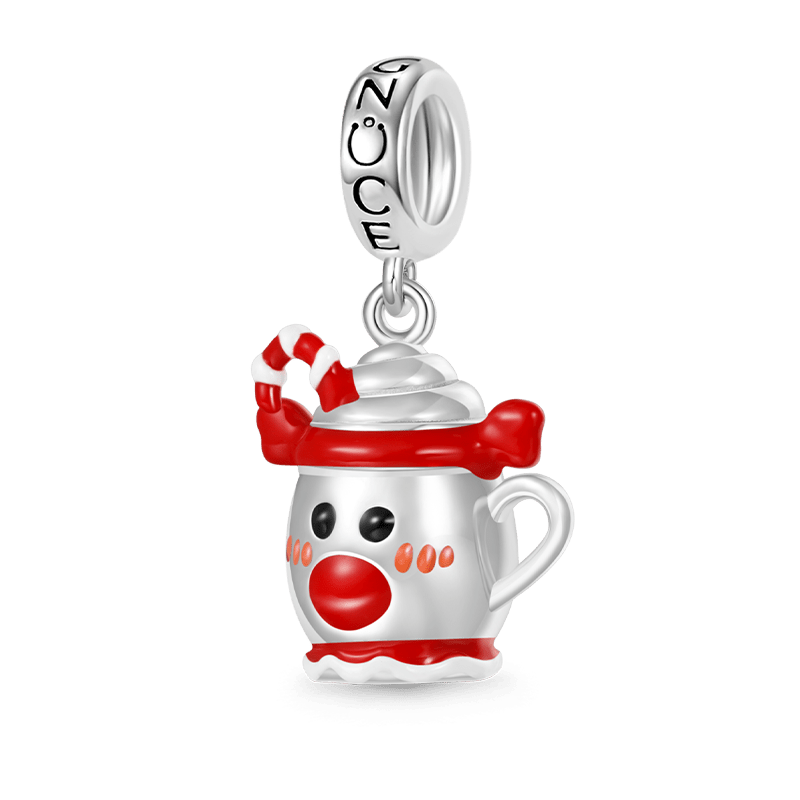 Cup & Candy Cane Pendant image number 0