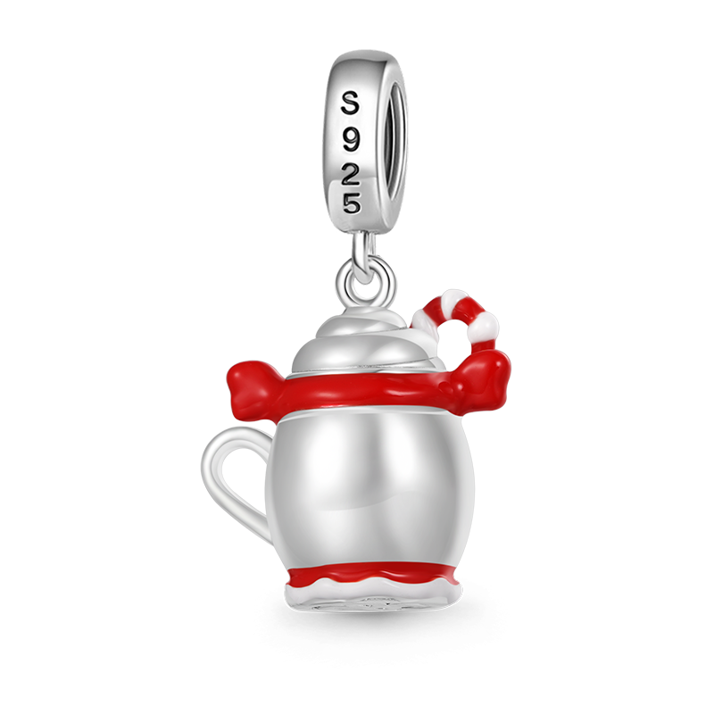 Cup & Candy Cane Pendant image number 1