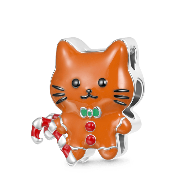 Gingerbread Cat Charm image number 0