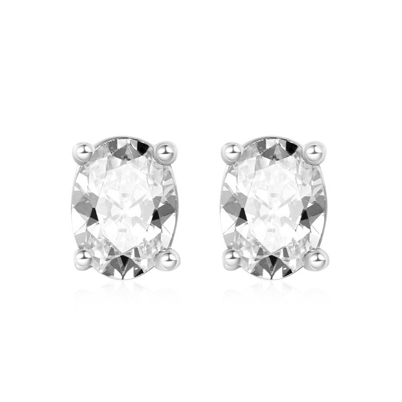 Oval Stud Earring image number 2