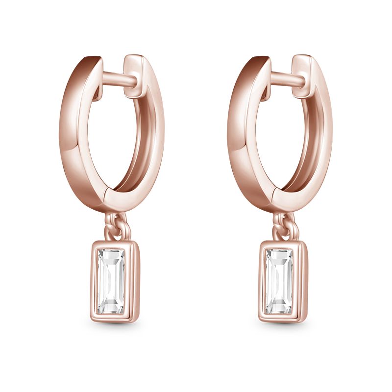 Square Drop Earrings image number 1