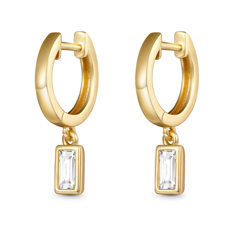 Square Drop Earrings image number 0