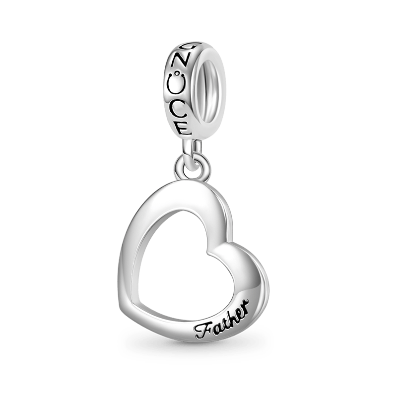 Father&Daughter Heart Pendant image number 2
