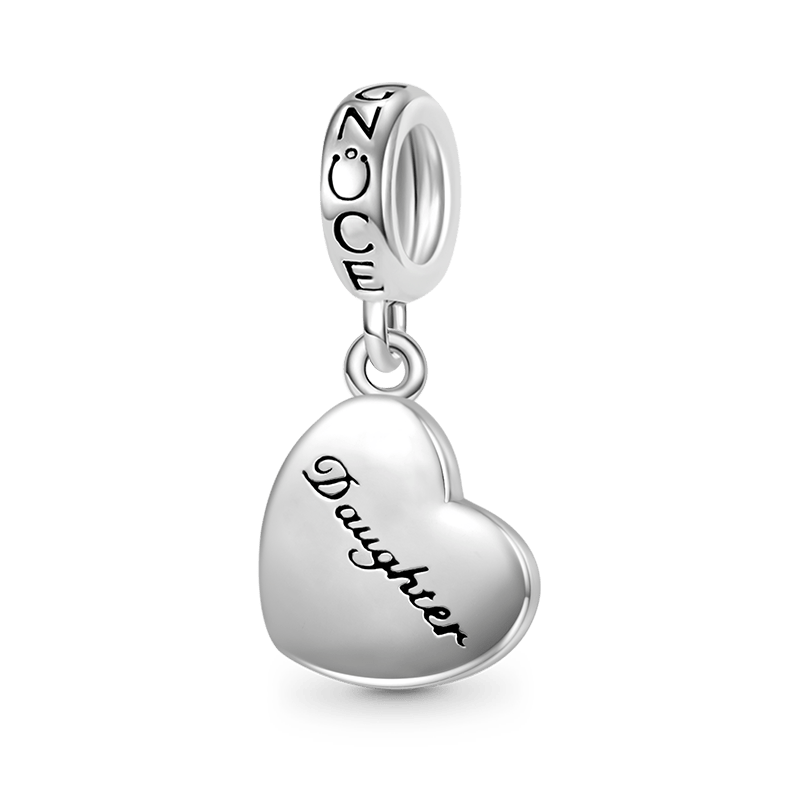 Father&Daughter Heart Pendant image number 1