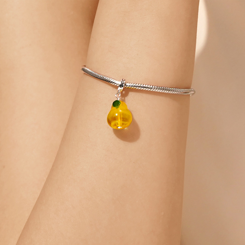 Orange Pear Pendant image number 6