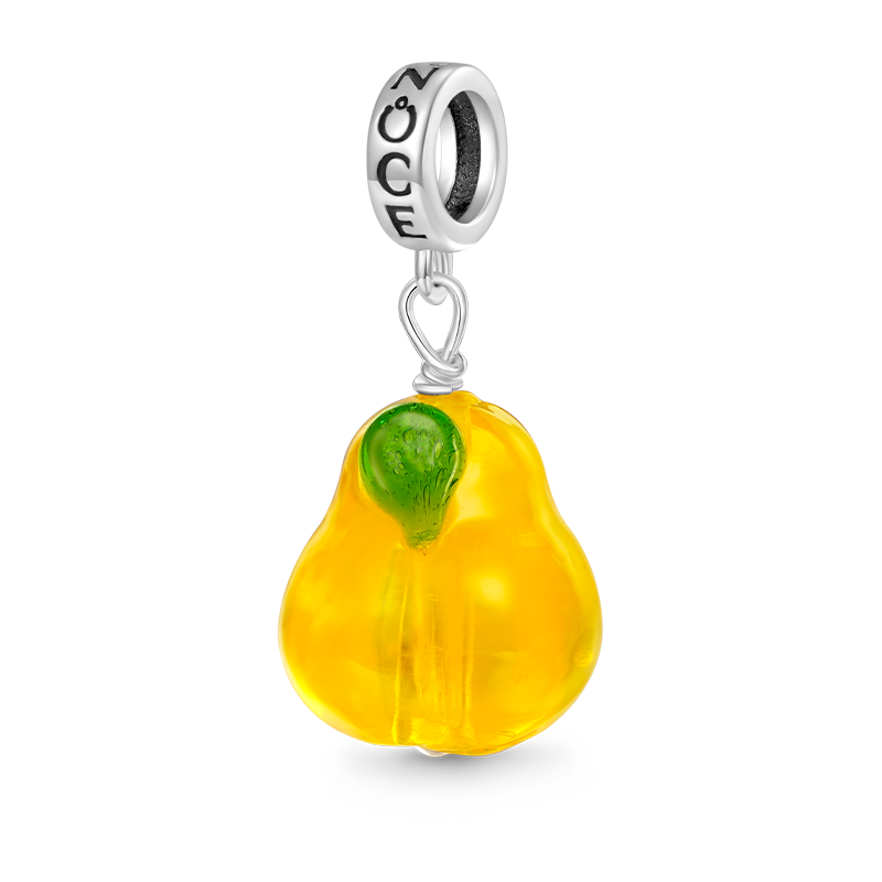 Orange Pear Pendant image number 0
