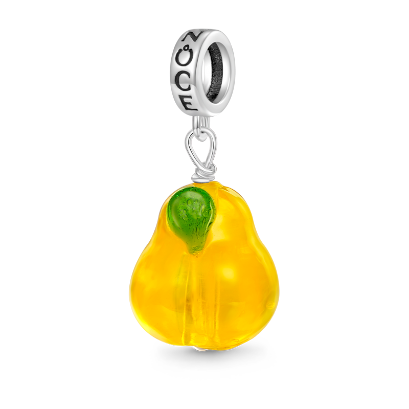 Orange Pear Pendant image number 0