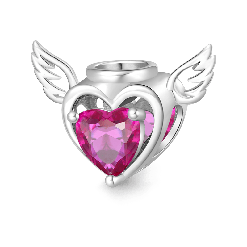 Loving Angel Heart Charm image number 0