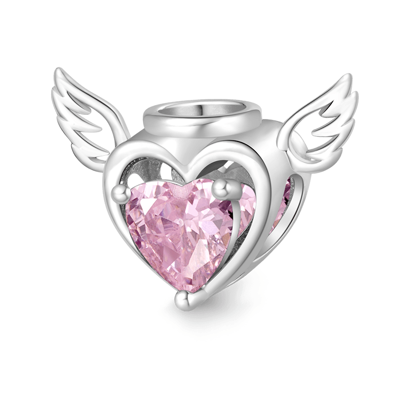 Loving Angel Heart Charm image number 0