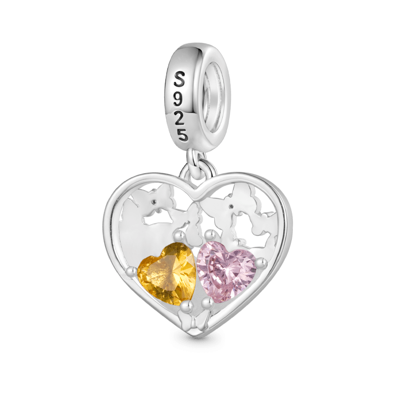 Butterfly Love Birthstone Pendant image number 1