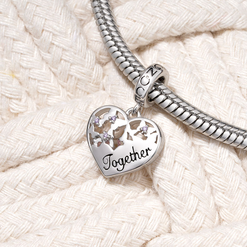 Butterfly Love Birthstone Pendant image number 3