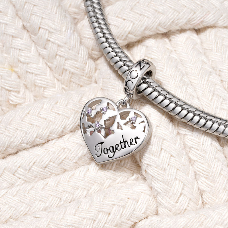 Butterfly Love Birthstone Pendant image number 3