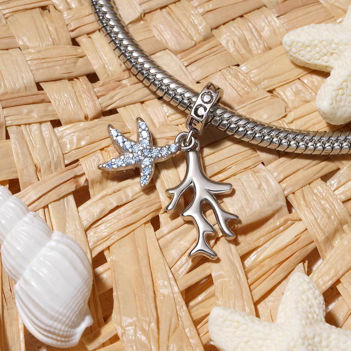 Coral & Starfish Pendant image number 2