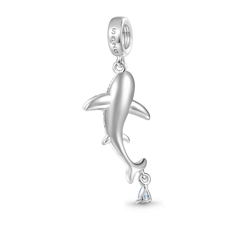 Sparkling Shark Pendant image number 1
