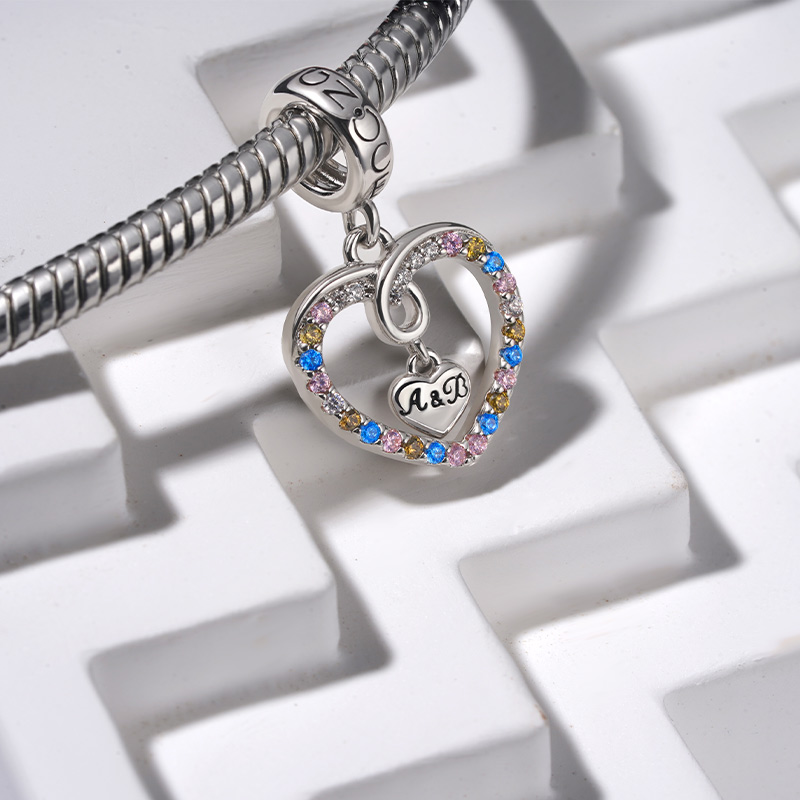 Heart Engravable Pendant image number 3