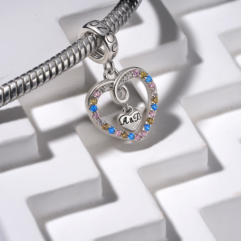 Heart Engravable Pendant image number 3