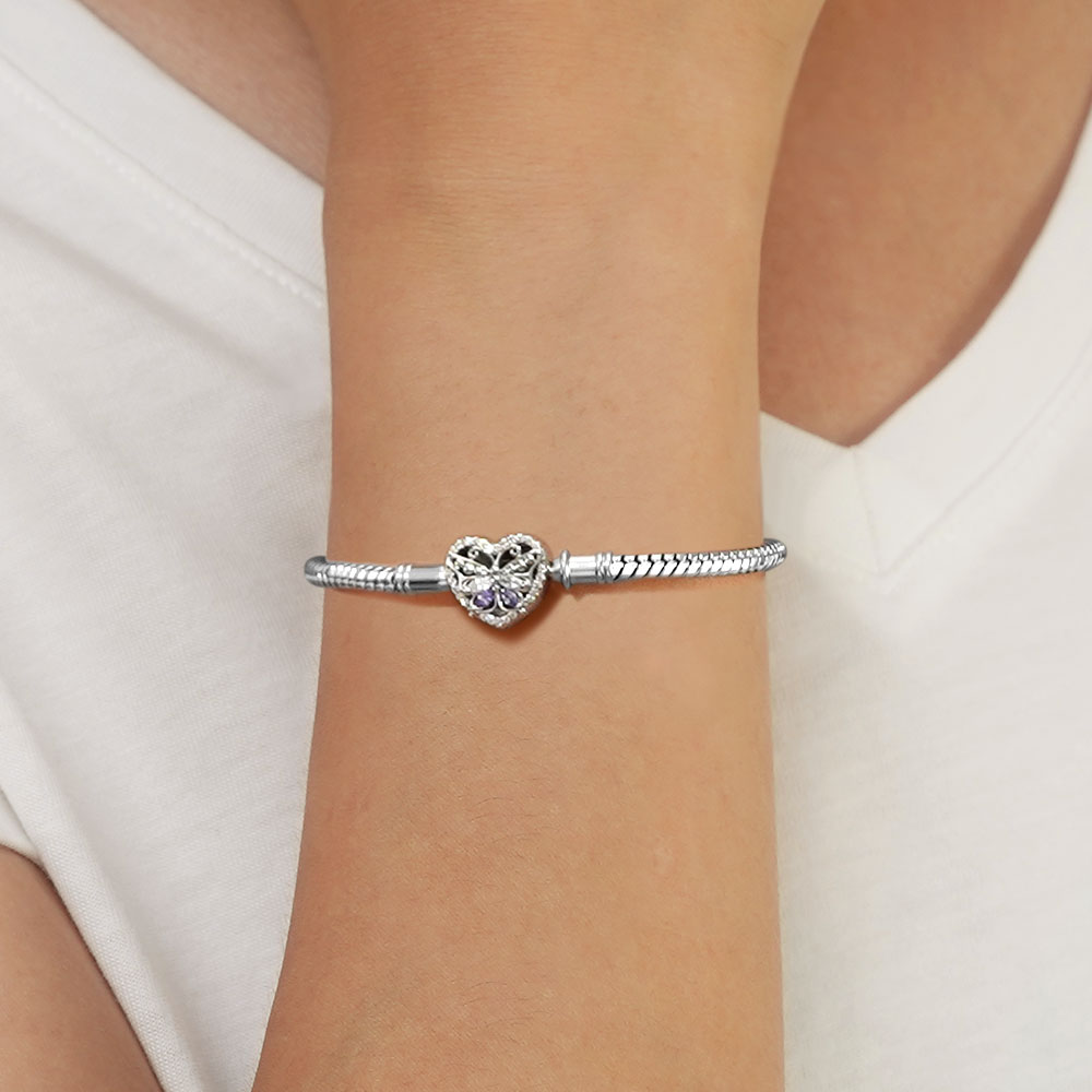 Heart Butterfly Bracelet image number 4