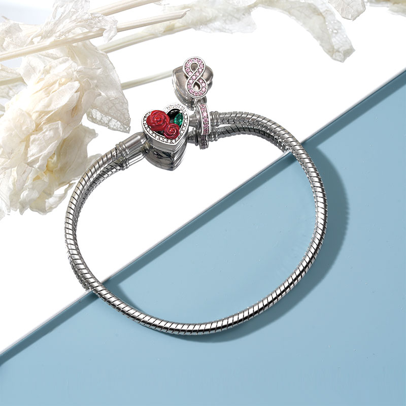 Roses Heart Basic Bracelet image number 2