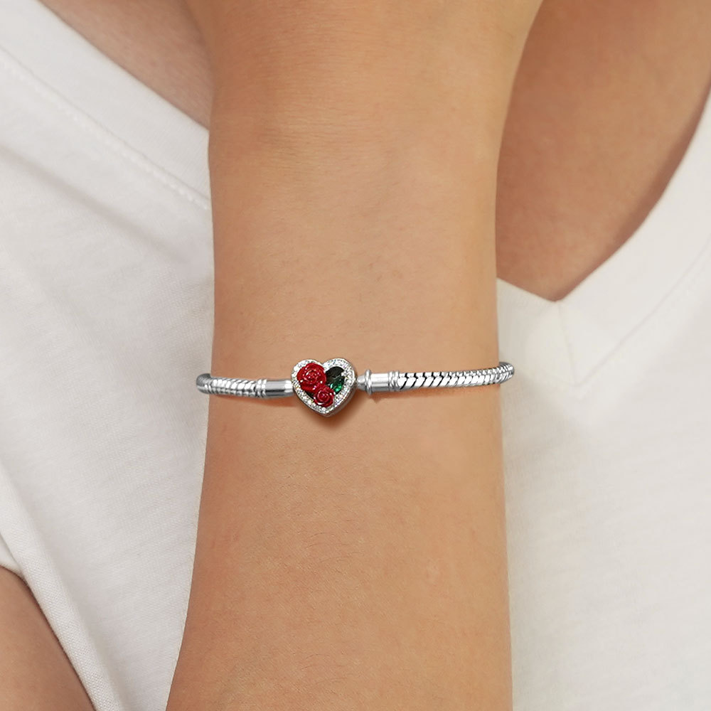 Roses Heart Basic Bracelet image number 4