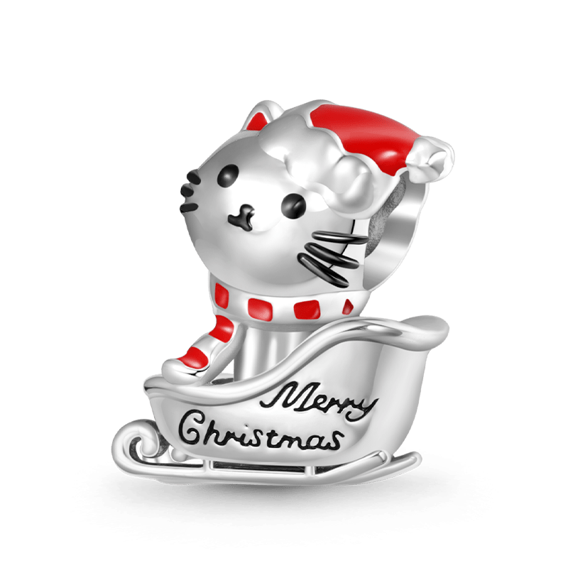 Christmas Cat Charm image number 0