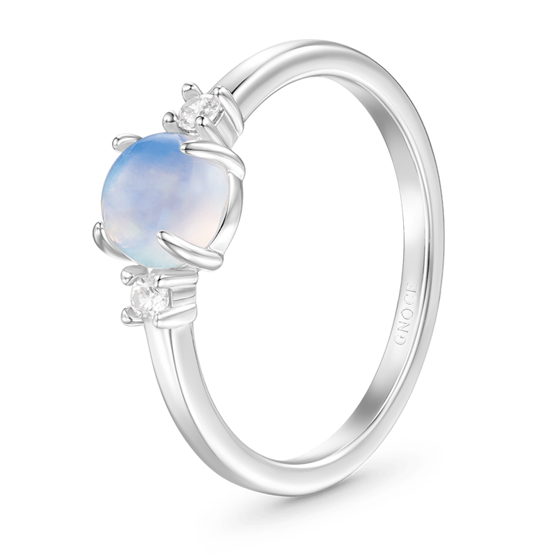 Moonstone Promise Ring image number 1