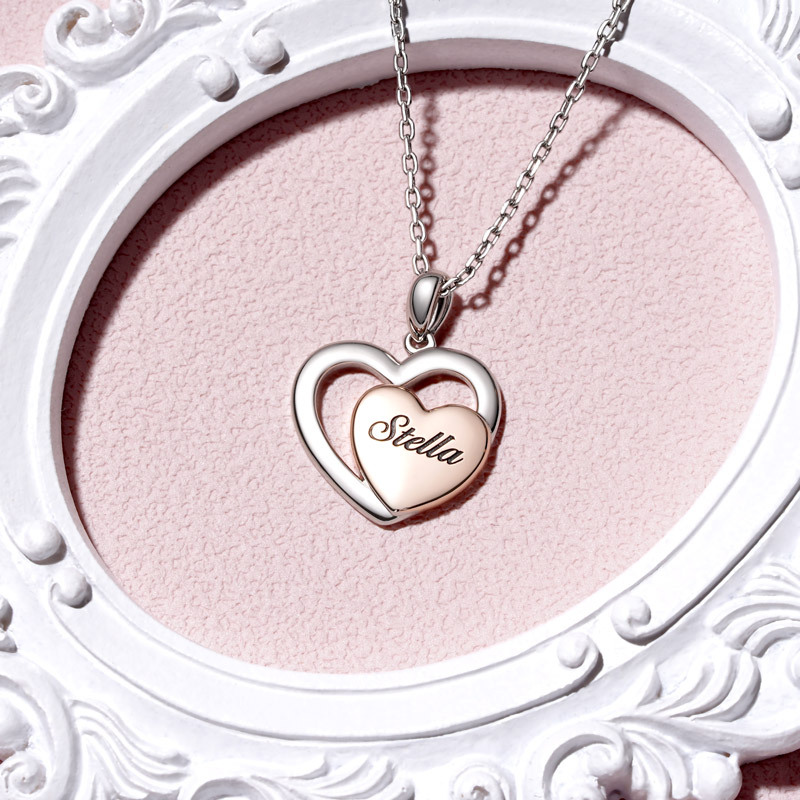 Love Heart Necklace image number 1