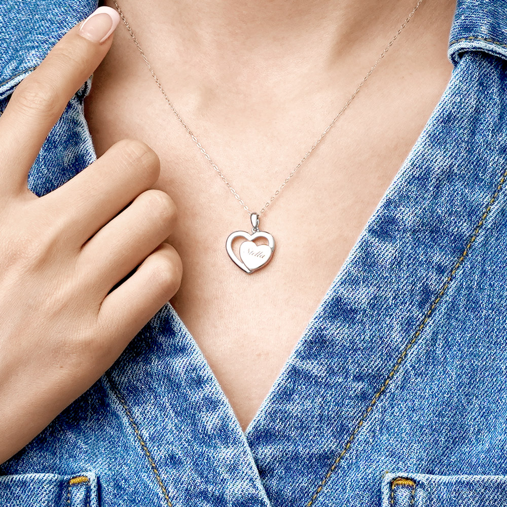 Love Heart Necklace image number 3