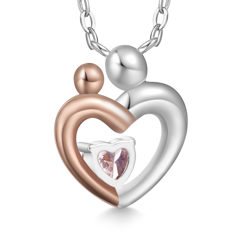 Hugging Birthstone Necklace image number 2