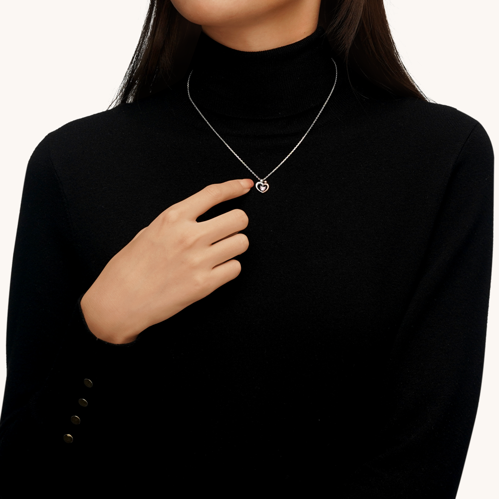 Hugging Birthstone Necklace image number 4