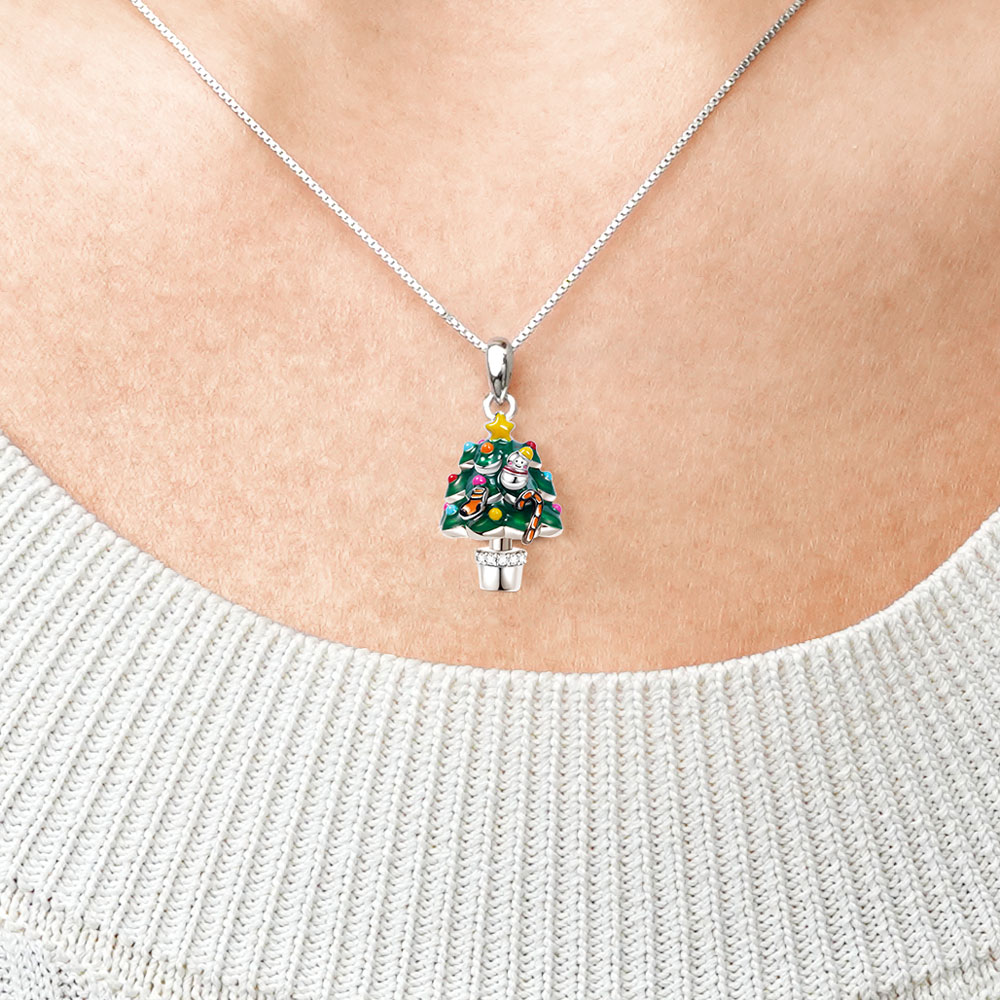 Christmas Tree Necklace image number 3