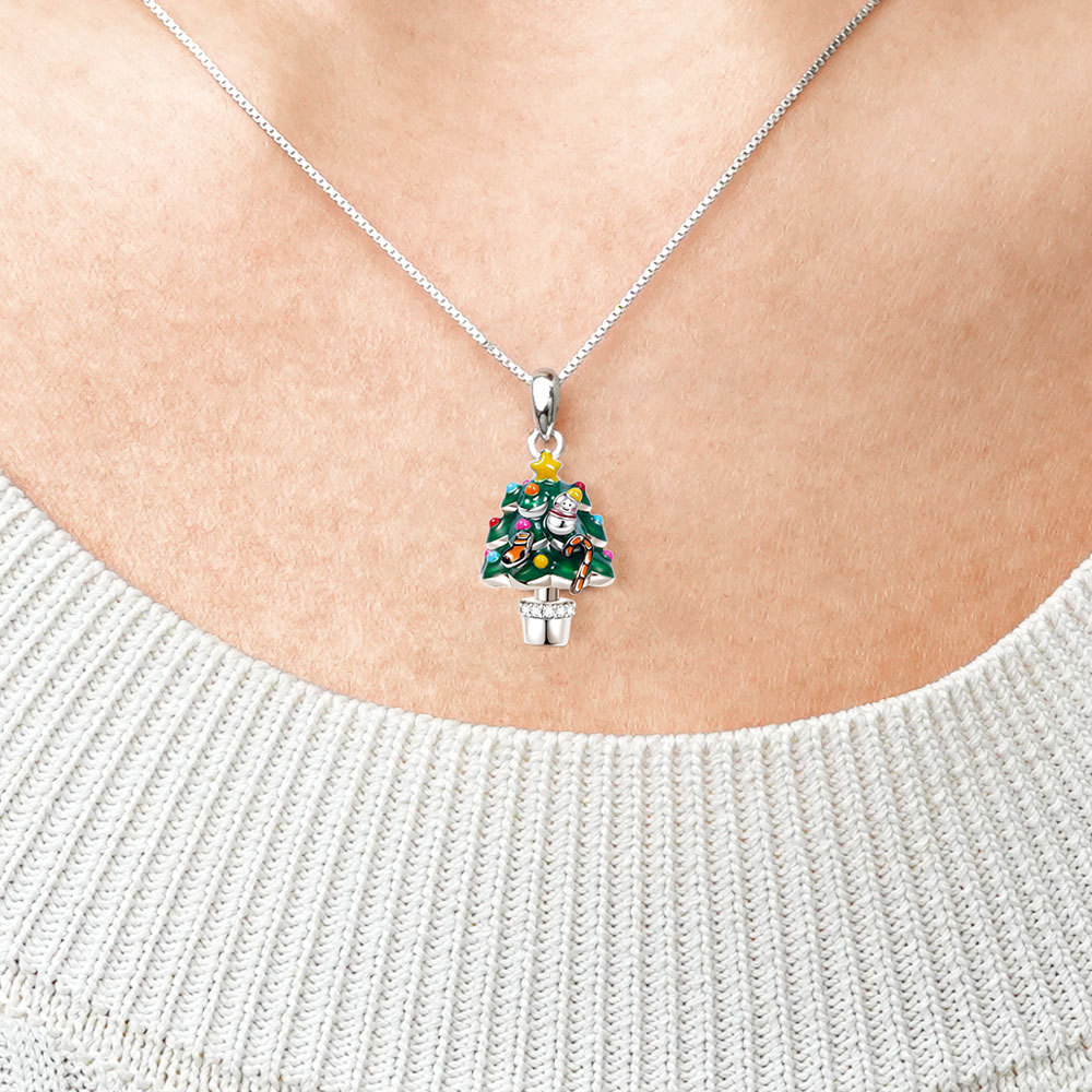 Christmas Tree Necklace image number 3